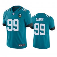 Nike Jacksonville Jaguars #99 Marcell Dareus Teal 25th Anniversary Vapor Limited Stitched NFL 100th Season Jersey