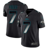 Nike Jacksonville Jaguars #7 Nick Foles Black Men's Stitched NFL Vapor Untouchable Limited Smoke Fashion Jersey