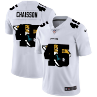 Jacksonville Jacksonville Jaguars #45 K'Lavon Chaisson White Men's Nike Team Logo Dual Overlap Limited NFL Jersey