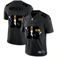 Jacksonville Jacksonville Jaguars #15 Gardner Minshew II Men's Nike Team Logo Dual Overlap Limited NFL Jersey Black