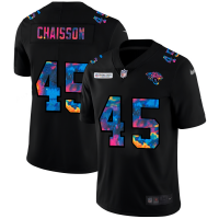 Jacksonville Jacksonville Jaguars #45 K'Lavon Chaisson Men's Nike Multi-Color Black 2020 NFL Crucial Catch Vapor Untouchable Limited Jersey