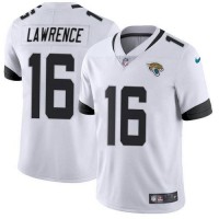 Nike Jacksonville Jaguars #16 Trevor Lawrence White Men's Stitched NFL Vapor Untouchable Limited Jersey