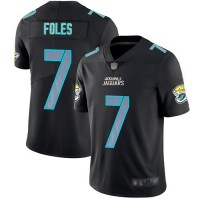 Nike Jacksonville Jaguars #7 Nick Foles Black Men's Stitched NFL Limited Rush Impact Jersey