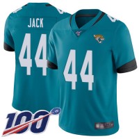 Nike Jacksonville Jaguars #44 Myles Jack Teal Green Alternate Men's Stitched NFL 100th Season Vapor Limited Jersey