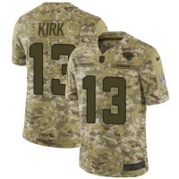 Nike Jacksonville Jaguars #13 Christian Kirk Camo Men's Stitched NFL Limited 2018 Salute To Service Jersey