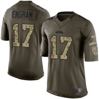 Nike Jacksonville Jaguars #17 Evan Engram Green Men's Stitched NFL Limited 2015 Salute to Service Jersey