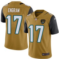 Nike Jacksonville Jaguars #17 Evan Engram Gold Men's Stitched NFL Limited Rush Jersey