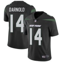 Nike New York Jets #14 Sam Darnold Black Alternate Men's Stitched NFL Vapor Untouchable Limited Jersey
