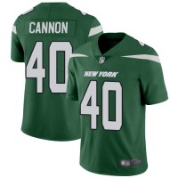 Nike New York Jets #40 Trenton Cannon Green Team Color Men's Stitched NFL Vapor Untouchable Limited Jersey