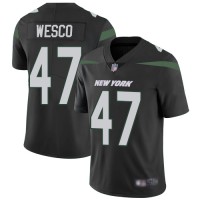 Nike New York Jets #47 Trevon Wesco Black Alternate Men's Stitched NFL Vapor Untouchable Limited Jersey