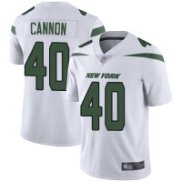 Nike New York Jets #40 Trenton Cannon White Men's Stitched NFL Vapor Untouchable Limited Jersey