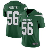 Nike New York Jets #56 Jachai Polite Green Team Color Men's Stitched NFL Vapor Untouchable Limited Jersey