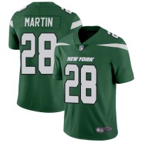 Nike New York Jets #28 Curtis Martin Green Team Color Men's Stitched NFL Vapor Untouchable Limited Jersey