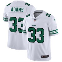 New York New York Jets #33 Jamal Adams Nike White Team Logo Vapor Limited NFL Jersey