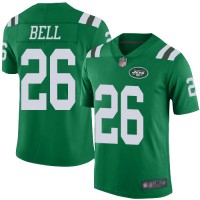 Nike New York Jets #26 Le'Veon Bell Green Men's Stitched NFL Limited Rush Jersey