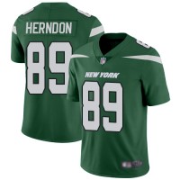 Nike New York Jets #89 Chris Herndon Green Team Color Men's Stitched NFL Vapor Untouchable Limited Jersey
