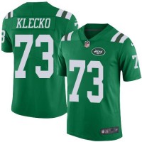 Nike New York Jets #73 Joe Klecko Green Men's Stitched NFL Elite Rush Jersey