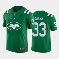 New York New York Jets #33 Jamal Adams Green Men's Nike Big Team Logo Vapor Limited NFL Jersey