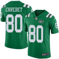 Nike New York Jets #80 Wayne Chrebet Green Men's Stitched NFL Elite Rush Jersey