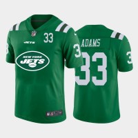 New York New York Jets #33 Jamal Adams Green Men's Nike Big Team Logo Player Vapor Limited NFL Jersey