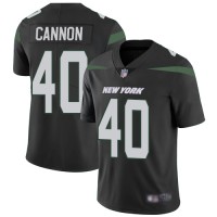 Nike New York Jets #40 Trenton Cannon Black Alternate Men's Stitched NFL Vapor Untouchable Limited Jersey