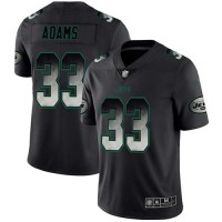 Nike New York Jets #33 Jamal Adams Black Men's Stitched NFL Vapor Untouchable Limited Smoke Fashion Jersey