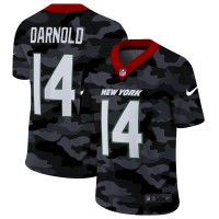 New York New York Jets #14 Sam Darnold Men's Nike 2020 Black CAMO Vapor Untouchable Limited Stitched NFL Jersey