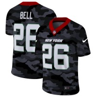 New York New York Jets #26 Le'Veon Bell Men's Nike 2020 Black CAMO Vapor Untouchable Limited Stitched NFL Jersey