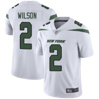 Nike New York Jets #2 Zach Wilson White Men's Stitched NFL Vapor Untouchable Limited Jersey