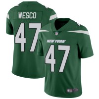 Nike New York Jets #47 Trevon Wesco Green Team Color Men's Stitched NFL Vapor Untouchable Limited Jersey