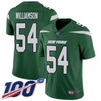 Nike New York Jets #54 Avery Williamson Green Team Color Men's Stitched NFL 100th Season Vapor Limited Jersey