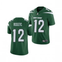 Nike New York Jets #12 Aaron Rodgers Green Team Color Men's Stitched NFL Vapor Untouchable Limited Jersey