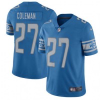 Nike Detroit Lions #27 Justin Coleman Blue Team Color Men's Stitched NFL Vapor Untouchable Limited Jersey