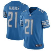 Nike Detroit Lions #21 Tracy Walker Blue Team Color Men's Stitched NFL Vapor Untouchable Limited Jersey