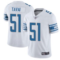 Nike Detroit Lions #51 Jahlani Tavai White Men's Stitched NFL Vapor Untouchable Limited Jersey