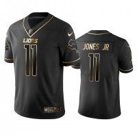 Detroit Lions #11 Marvin Jones Jr Men's Stitched NFL Vapor Untouchable Limited Black Golden Jersey