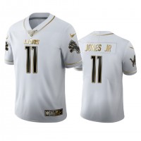 Detroit Detroit Lions #11 Marvin Jones Jr Men's Nike White Golden Edition Vapor Limited NFL 100 Jersey