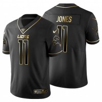 Detroit Detroit Lions #11 Marvin Jones Men's Nike Black Golden Limited NFL 100 Jersey