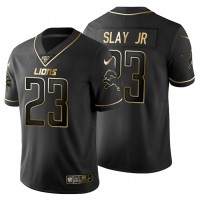Detroit Detroit Lions #23 Darius Slay Jr Men's Nike Black Golden Limited NFL 100 Jersey