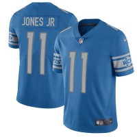 Nike Detroit Lions #11 Marvin Jones Jr Blue Team Color Men's Stitched NFL Vapor Untouchable Limited Jersey