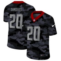 Detroit Detroit Lions #20 Barry Sanders Men's Nike 2020 Black CAMO Vapor Untouchable Limited Stitched NFL Jersey