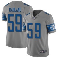 Nike Detroit Lions #59 Reggie Ragland Gray Men's Stitched NFL Limited Inverted Legend Jersey
