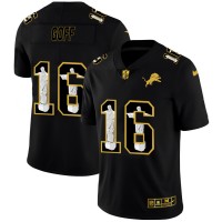 Detroit Detroit Lions #16 Jared Goff Men's Nike Carbon Black Vapor Cristo Redentor Limited NFL Jersey