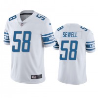 Detroit Detroit Lions #58 Penei Sewell White Men's Stitched NFL Vapor Untouchable Limited Jersey