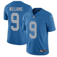 Nike Detroit Lions #9 Jameson Williams Blue Throwback Men's Stitched NFL Vapor Untouchable Limited Jersey