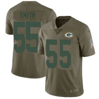 Nike Green Bay Packers #55 Za'Darius Smith Olive Men's Stitched NFL Limited 2017 Salute To Service Jersey