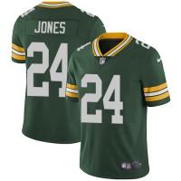 Nike Green Bay Packers #24 Josh Jones Green Team Color Men's Stitched NFL Vapor Untouchable Limited Jersey