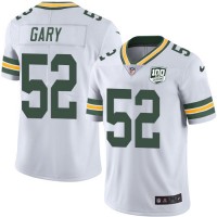 Nike Green Bay Packers #52 Rashan Gary White Men's 100th Season Stitched NFL Vapor Untouchable Limited Jersey