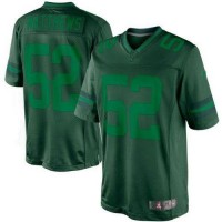 Nike Green Bay Packers #52 Clay Matthews Green Men's Stitched NFL Drenched Limited Jersey