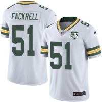 Nike Green Bay Packers #51 Kyler Fackrell White Men's 100th Season Stitched NFL Vapor Untouchable Limited Jersey